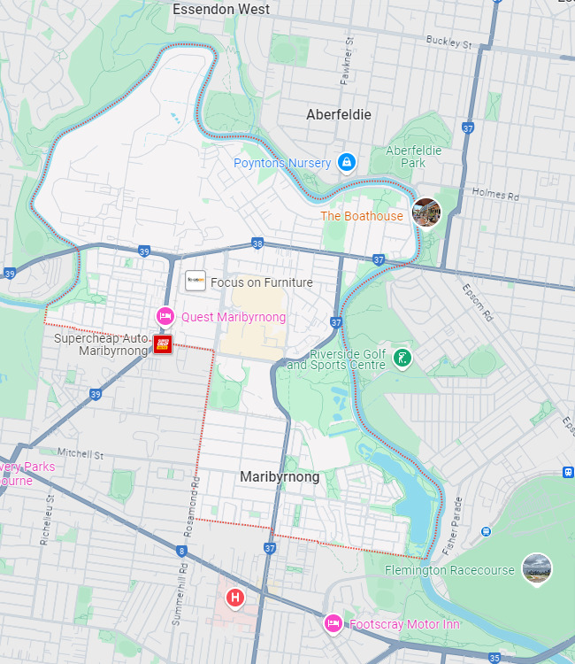 Maribyrnong map area