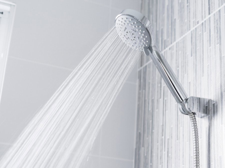 Hot water shower