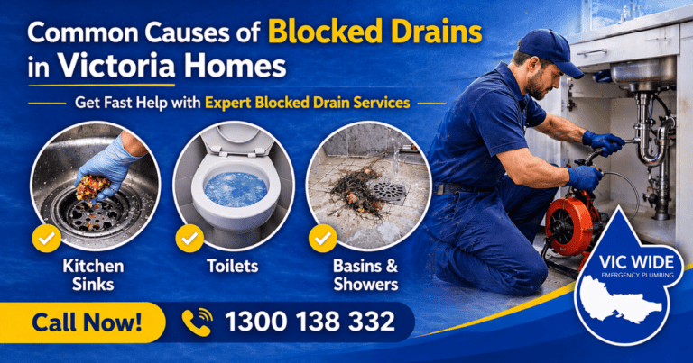 Common Causes of Blocked Drains in Victoria