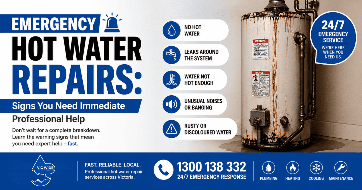 Emergency Hot Water Repairs