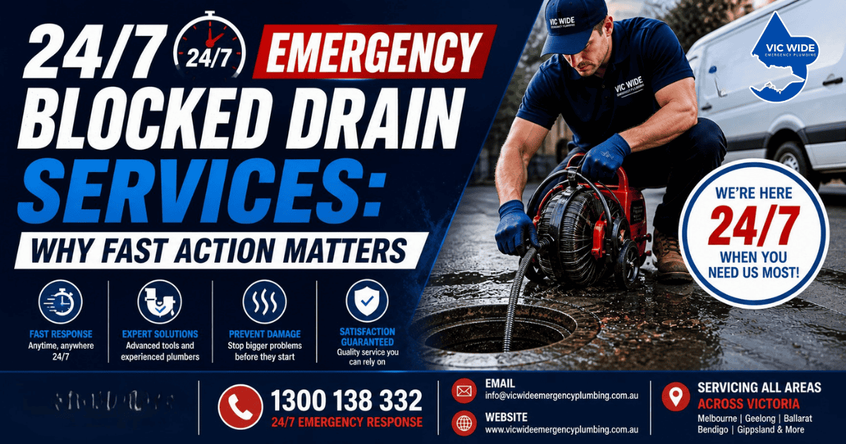 Emergency Blocked Drain Services