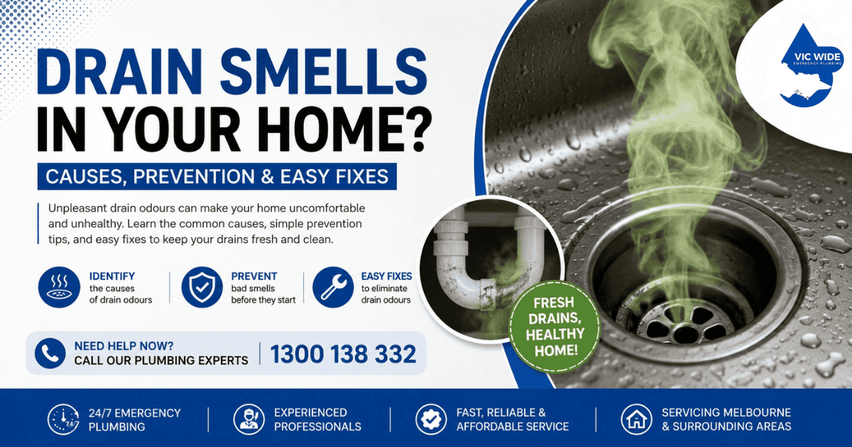 Drain Smells in Your Hom