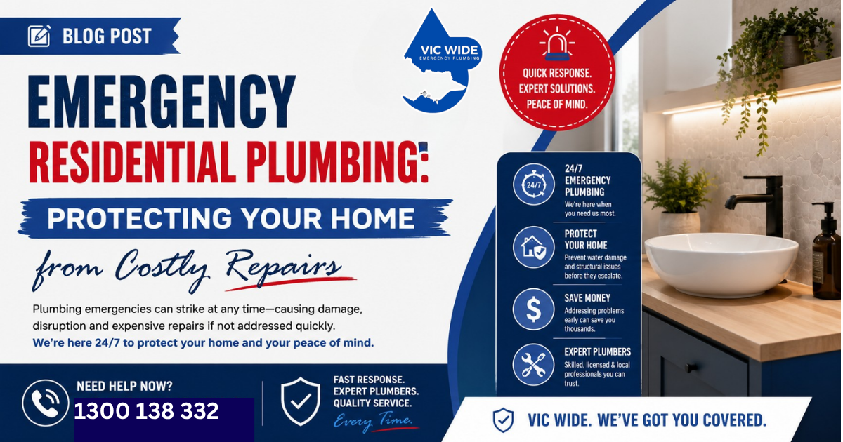 Emergency Residential Plumbing Services