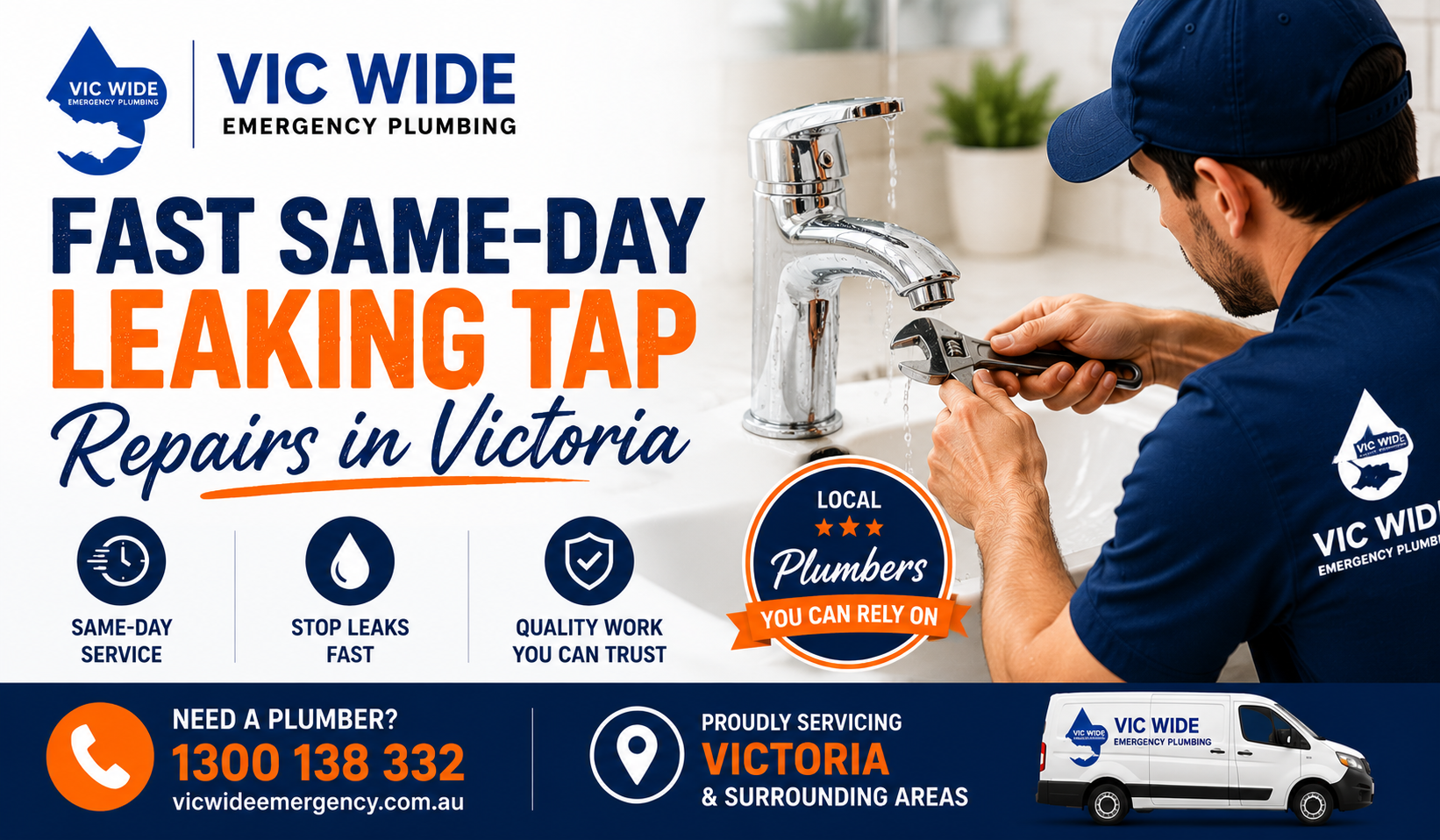 Fast Same-Day Leaking Tap Repairs