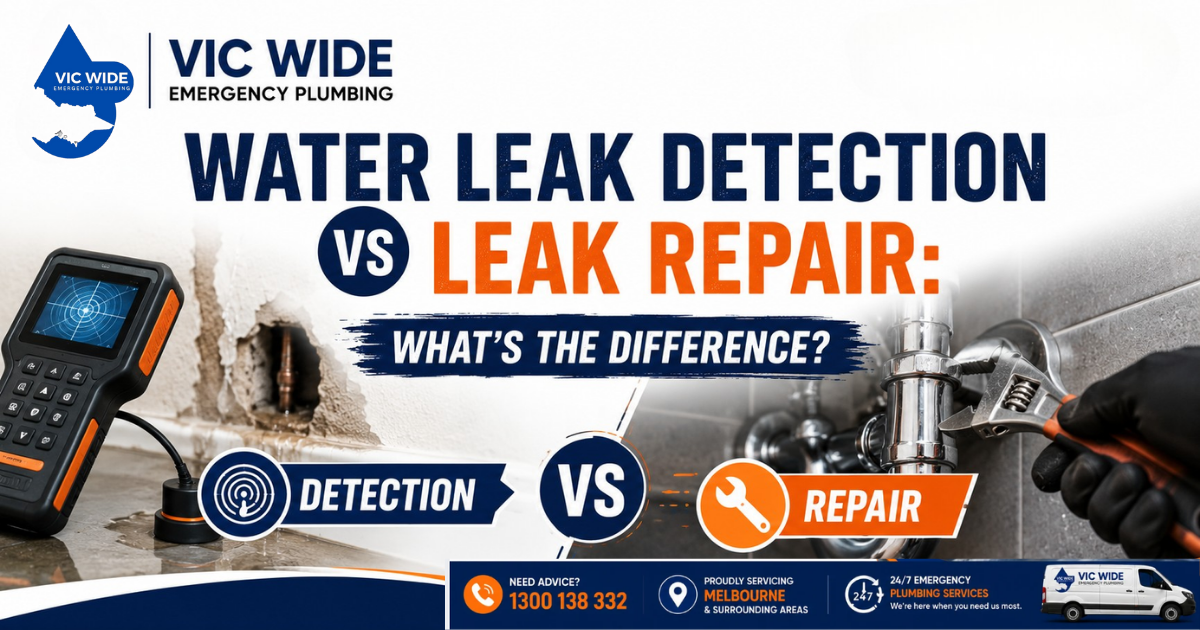 Water Leak Detection vs Leak Repair