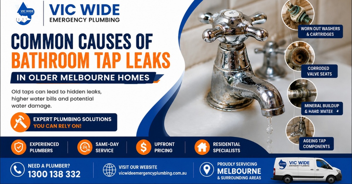 Causes of Bathroom Tap Leaks