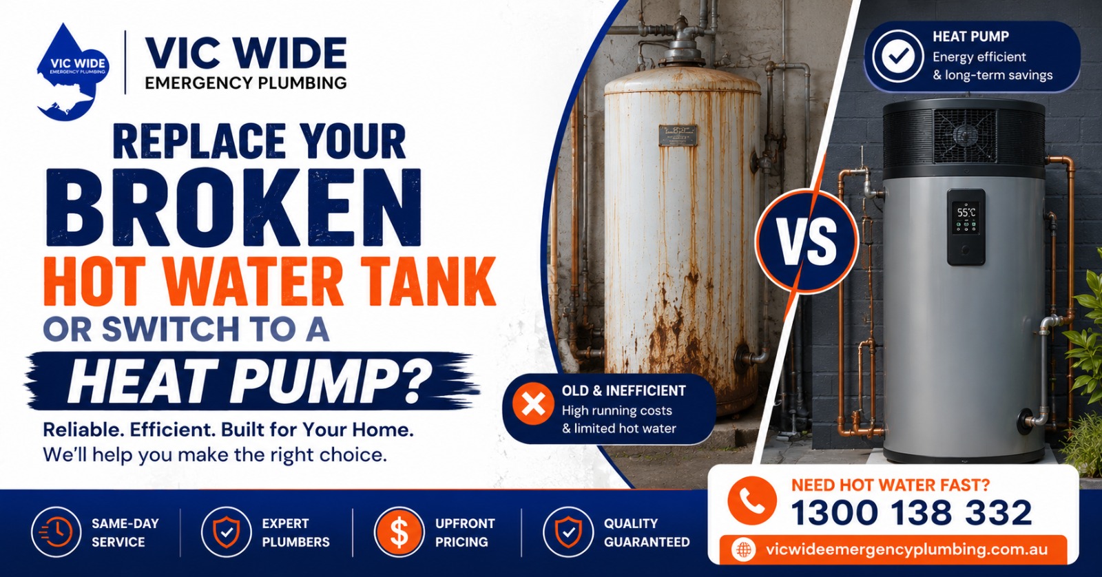 Broken Hot Water Tank
