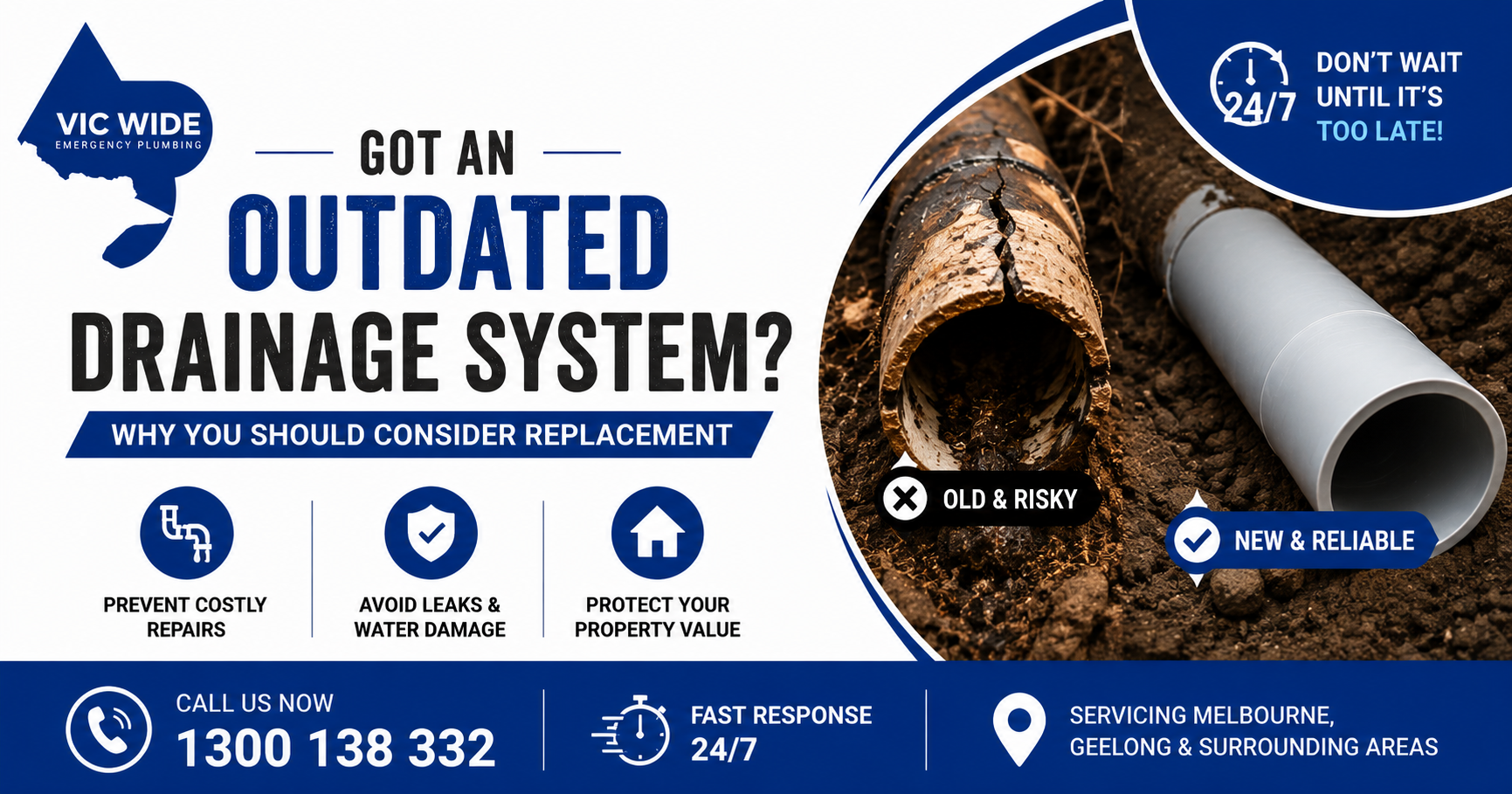 Outdated Drainage System