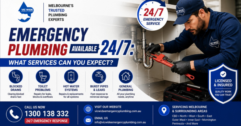 Emergency Plumbing Available 24/7