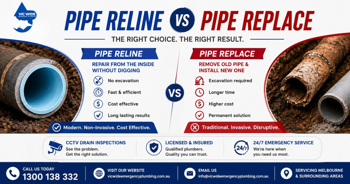Pipe Reline VS Pipe Replace