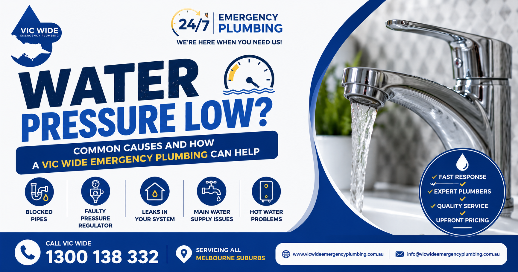 Water Pressure Low