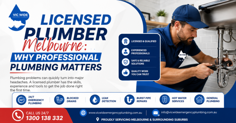 Licensed Plumber Melbourne