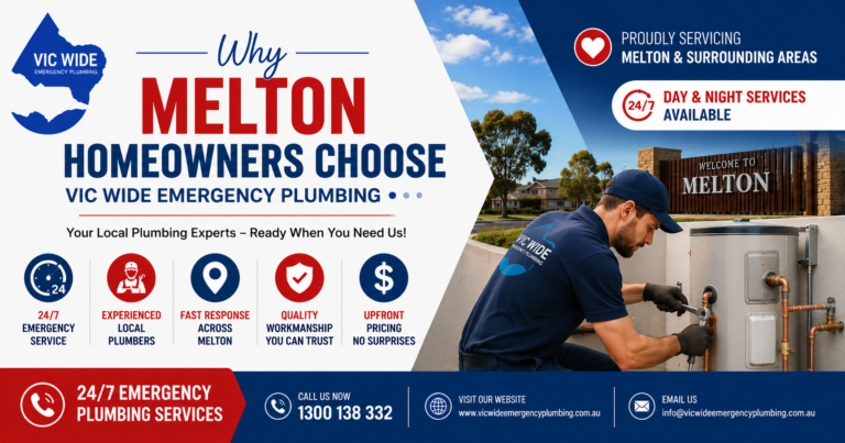 Trusted Emergency Plumbers in Melton