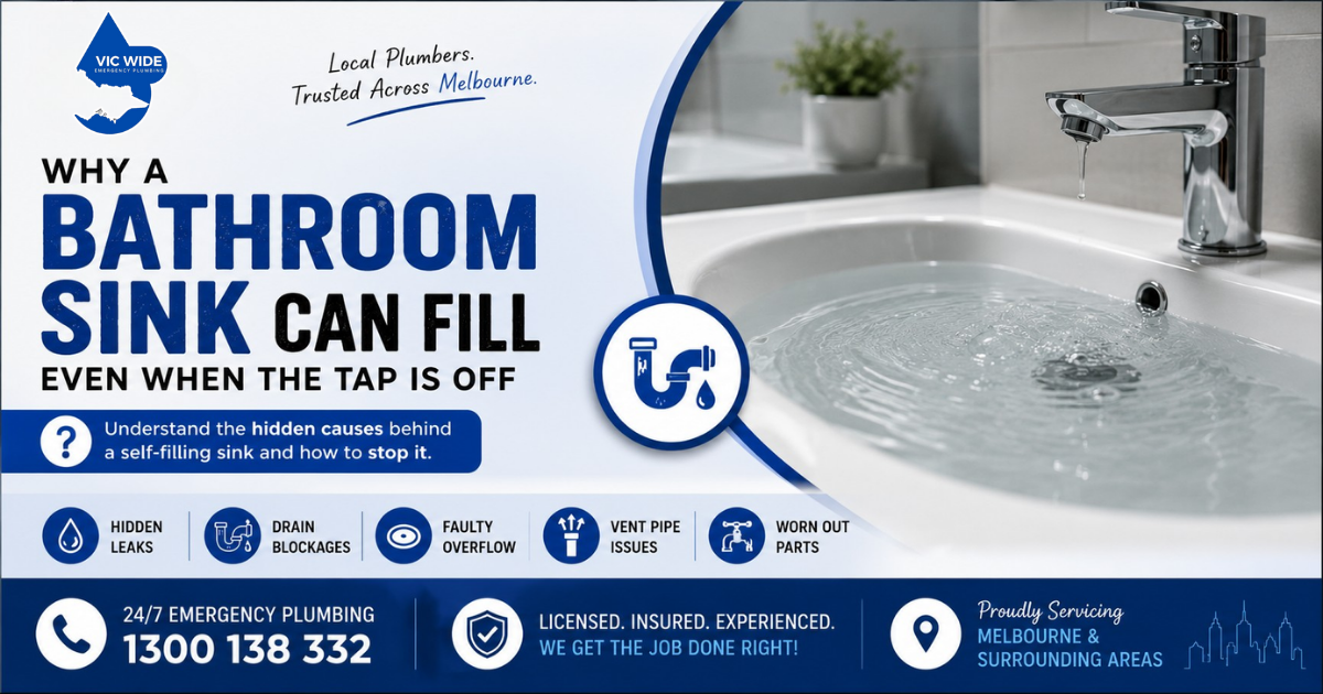 Bathroom Sink Can Fill Even When the Tap Is Off