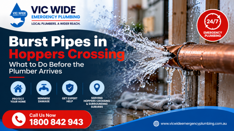 Burst Pipe in Hoppers Crossing