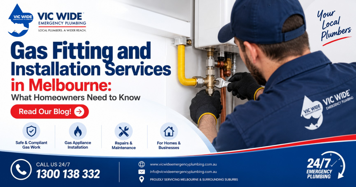 Gas Fitting & Installation Melbourne