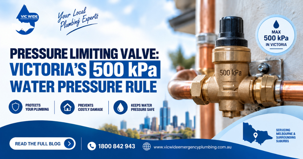 Pressure Limiting Valve Victoria 500 kPa Rule