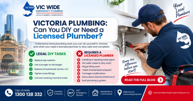 DIY Plumbing in Victoria