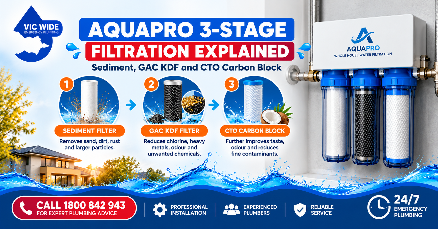 AquaPro 3-Stage Filtration