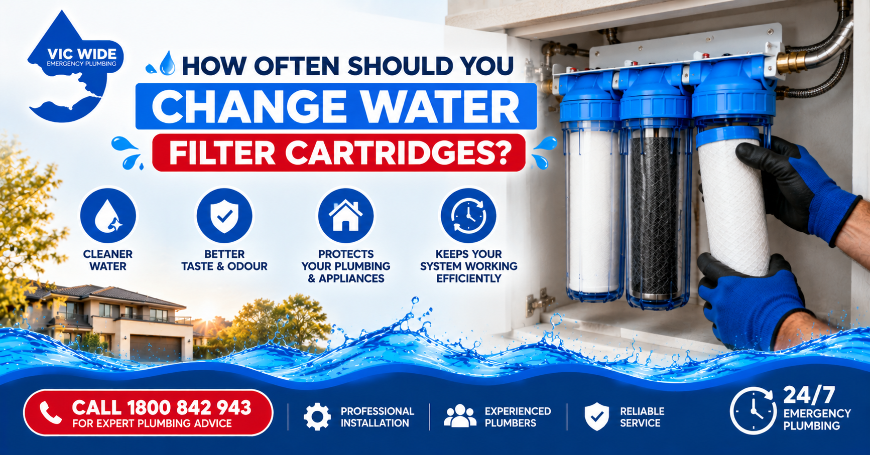Licensed Plumber for a Water Filter in Victoria