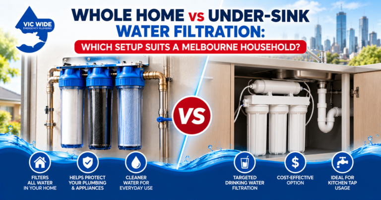 Whole Home vs Under-Sink Water Filtration Melbourne