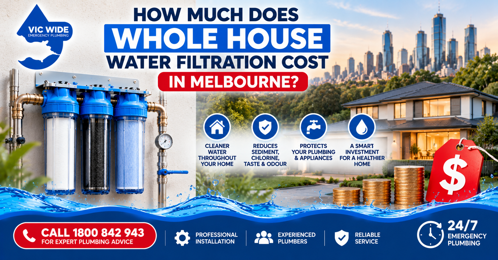 Whole House Water Filtration Cost Melbourne
